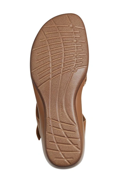 Shop Easy Spirit Hart Strappy Sandal In Medium Brown