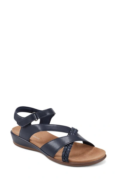 Shop Easy Spirit Hart Strappy Sandal In Dark Blue