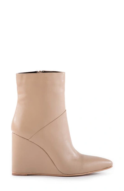 Seychelles Only Girl Pointed Toe Wedge Bootie In Vacchetta