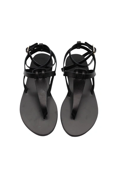 Shop Ancient Greek Sandals Estia Sandals Shoes In Black