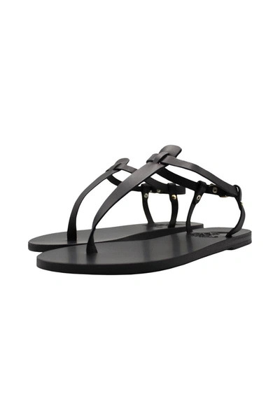 Ancient Greek Sandals Lito Sandals In Black