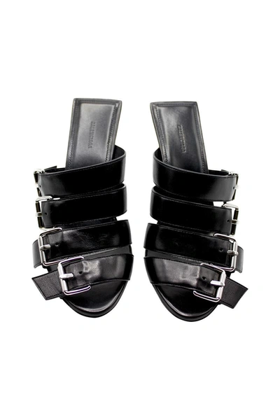 Shop Balenciaga Bluckle K Sandal M80 Shoes In Black