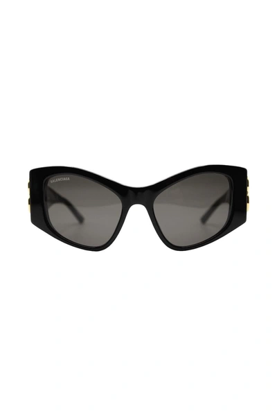 Balenciaga Womens Black 6e000311 Bb0287s Cat Eye-frame Acetate Sunglasses In Black