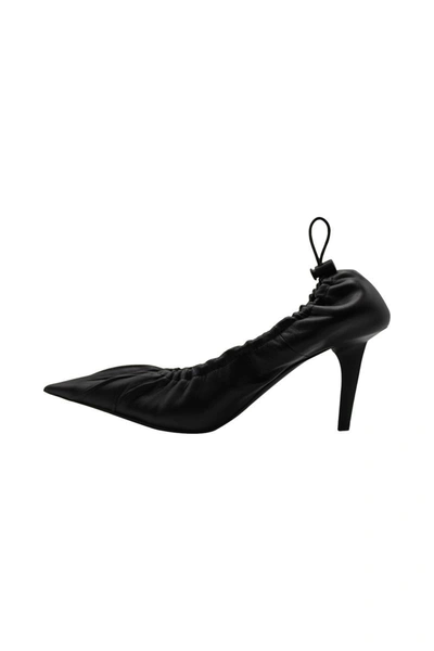 Shop Balenciaga Scrunch K Pump M80 Shoes In Black