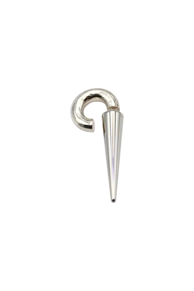 Shop Innerraum Ea0 Mono Spike Earring Accessories In Grey