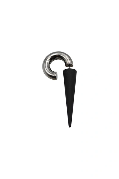 Shop Innerraum Ea0 Mono Spike Earring Black Matte Accessories