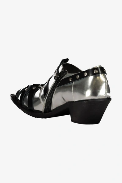 Junya Watanabe Ankle Boots With Stud Shoes In Grey