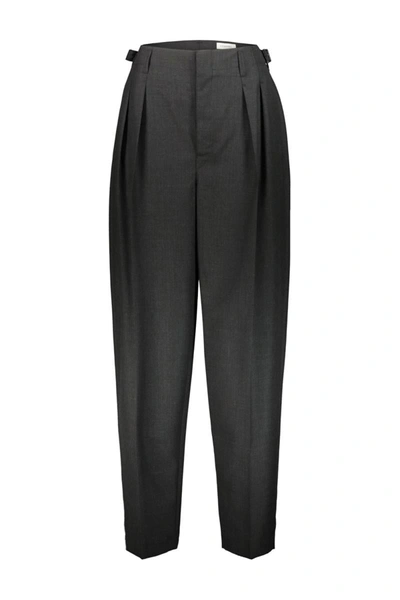 Shop Lemaire Pleated Tampered Pant Clothing In Black