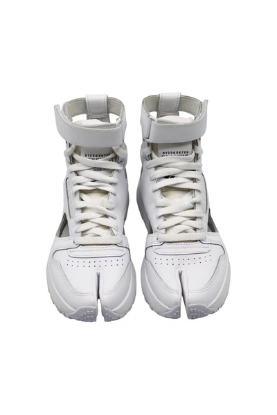Maison Margiela Mm X Reebok Classic Leather Tabi High-top Sneakers In White
