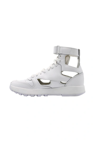 Maison Margiela Mm X Reebok Classic Leather Tabi High-top Sneakers In White