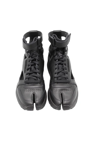 Shop Maison Margiela Reebok Tabi Sneakers Shoes In Black