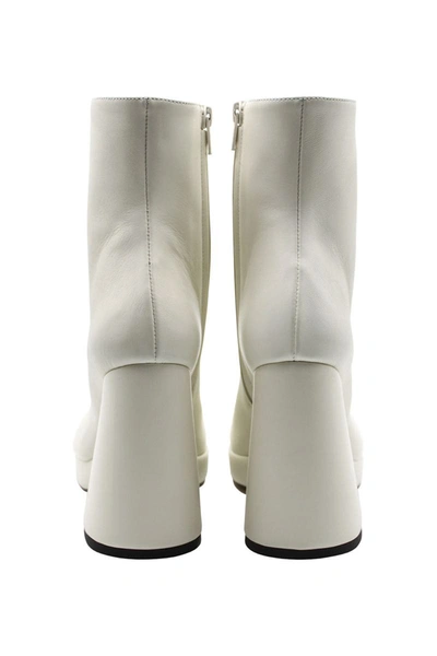 Proenza Schouler Forma Platform Boots In White
