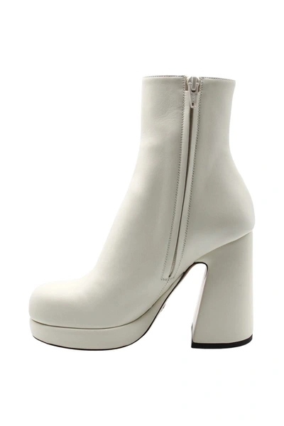 Proenza Schouler Forma Platform Boots In White