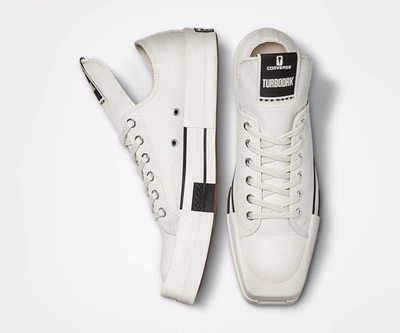 Shop Rick Owens Converse X Drkshdw Squared Toe Shoes In White