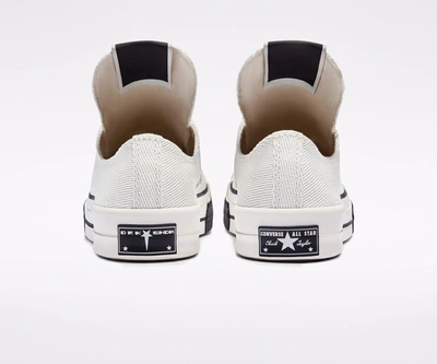 Rick Owens Converse X Drkshdw Squared Toe In White