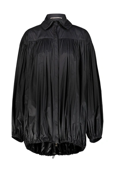 Rochas Zip Elasticated Jacket In Black