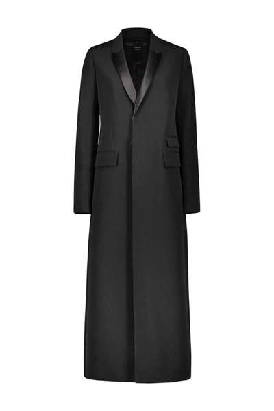 Shop Sapio Panama Smocking Coat Clothing In Black
