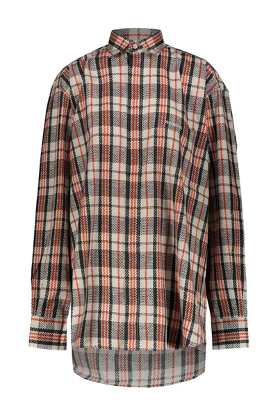 Shop Vetements Barbes Shirt Clothing In Multicolour