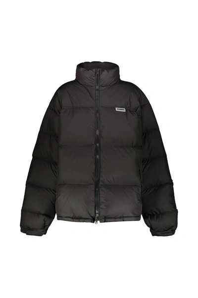 Shop Vetements Logo Puffer Jacket Clothing In Black