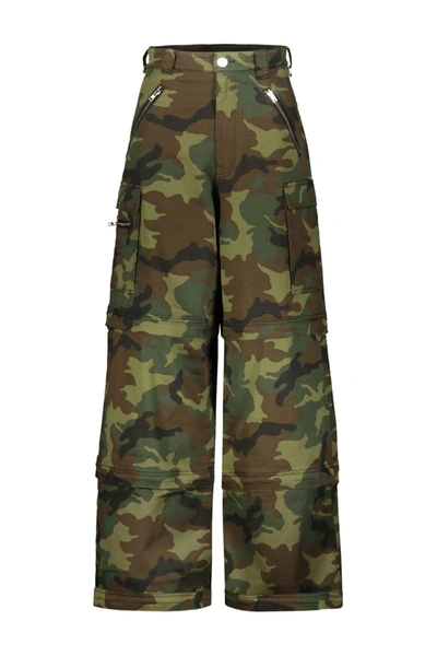 Shop Vetements Transformer Camouflage Pant Clothing In Green