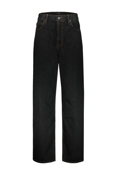 Shop Wardrobe.nyc Low Rise Jean Clothing In Black