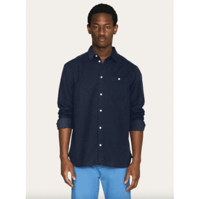 Shop Knowledge Cotton Apparel 1090053 Regular Fit Corduroy Shirt Total Eclipse