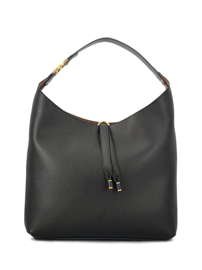 Shop Chloé Marcie Small Shoulder Bag In Black