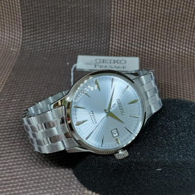 Pre-owned Seiko Presage Srpe19j1 Cocktail Automatic Made In Japan Men's Analog Dress Watch