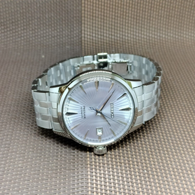 Pre-owned Seiko Presage Srpe19j1 Cocktail Automatic Made In Japan Men's Analog Dress Watch