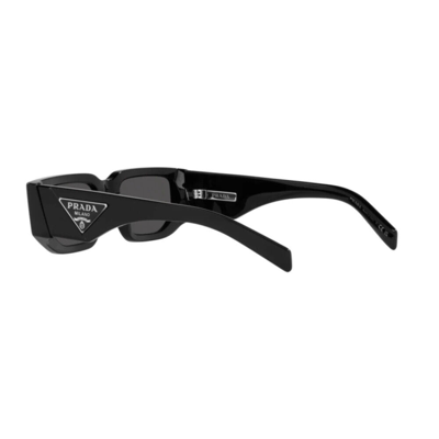 Pre-owned Prada Pr 09zs 1ab5s0 Black-dark Grey Men's Sunglasses 54mm Authentic In Gray