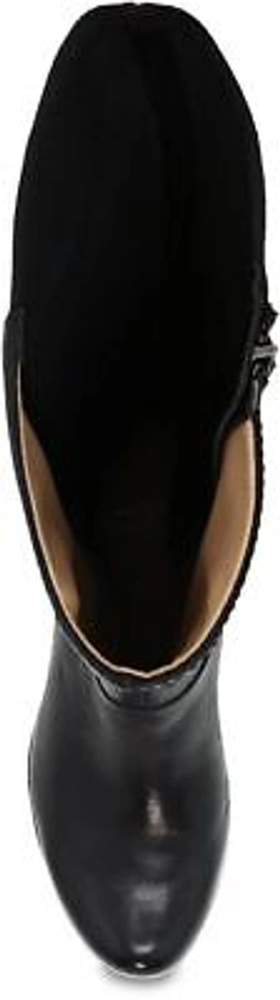Pre-owned Dansko Celestine Women's Casual Boots, Black Burnished Nubuck, W40