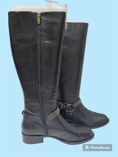Pre-owned Via Spiga Brandice Boots In Black