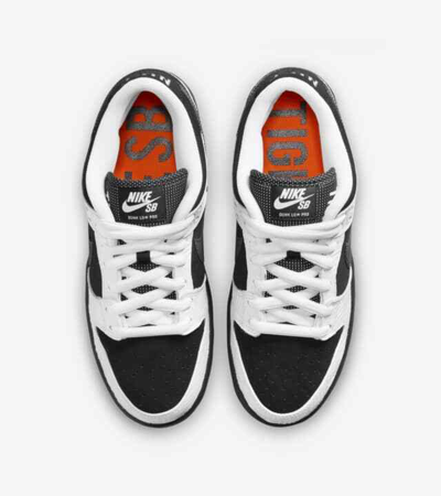 Pre-owned Nike Tightbooth ×  Sb Dunk Low Pro Qs Black And White Fd2629-100 Men's Size