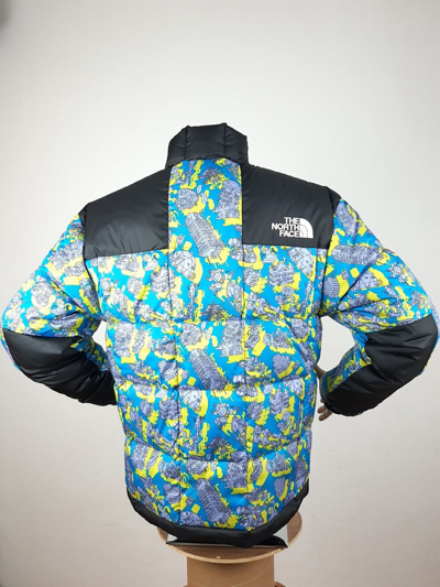 Pre-owned The North Face Lhotse Jacket Multicolor Men's Size M Down Fill Insulated Padded