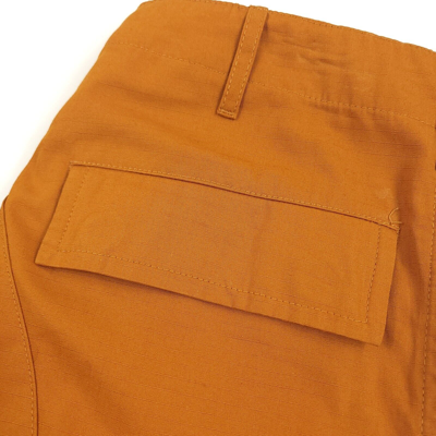 Pre-owned Kenzo $530  Orange Drawstring Cargo Workwear Pants Mens Size (36) 33 X 28