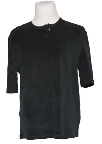 Pre-owned Bottega Veneta $550  Men's Toweling Jersey T-shirt Green Xl Italy 656849