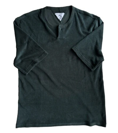 Pre-owned Bottega Veneta $550  Men's Toweling Jersey T-shirt Green Xl Italy 656849