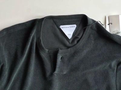 Pre-owned Bottega Veneta $550  Men's Toweling Jersey T-shirt Green Xl Italy 656849