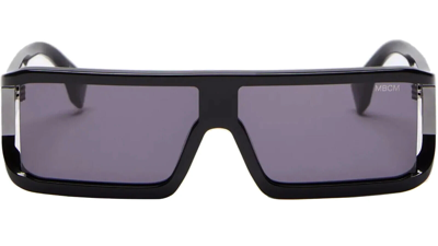Pre-owned Marcelo Burlon County Of Milan Marcelo Burlon Cabildo Sunglasses Ceri019f23pla0011007 Black Frame Dark Grey In Gray
