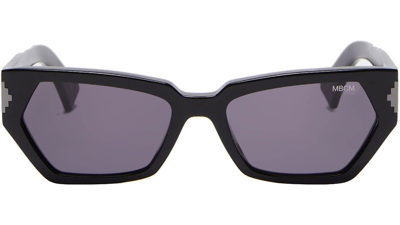 Pre-owned Marcelo Burlon County Of Milan Marcelo Burlon Arica Sunglasses Ceri016f23pla0011007 Black Frame Dark Grey Lens In Gray