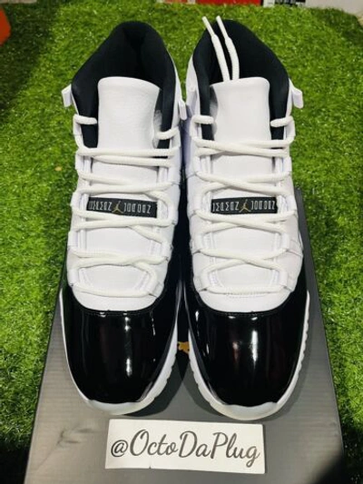 Pre-owned Jordan Nike Air  11 Retro Dmp Gratitude Black Gold Mens Multi Sizes Ct8012-170