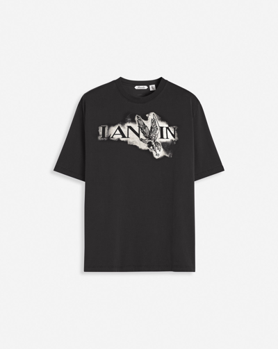 Shop Lanvin T-shirt Classique Imprimé Aigle  X Future In Noir