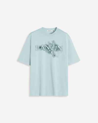 Shop Lanvin T-shirt Imprimé Aigle  X Future In Bleu