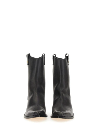 Shop N°21 Leather Boot In Black