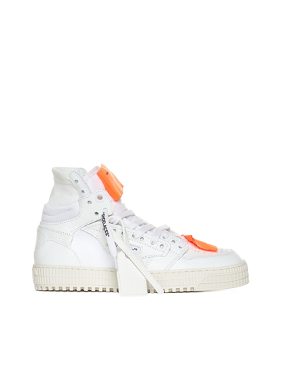 Shop Off-white Sneakers In White Orange