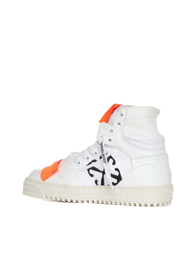 Shop Off-white Sneakers In White Orange