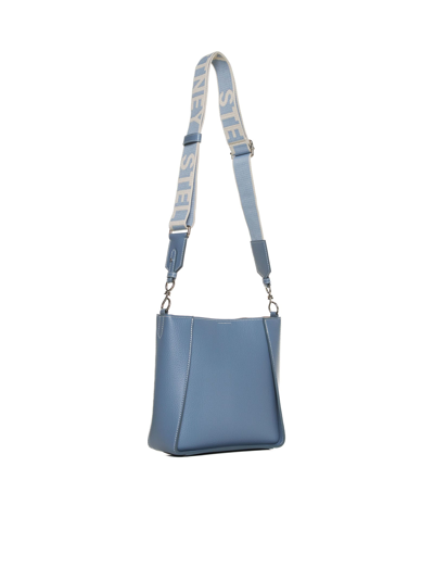 Shop Stella Mccartney Shoulder Bag In Blue Grey