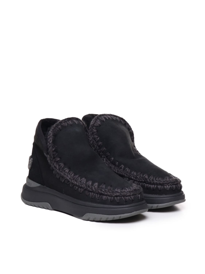 Shop Mou Eskimo Jogger Boots In Black