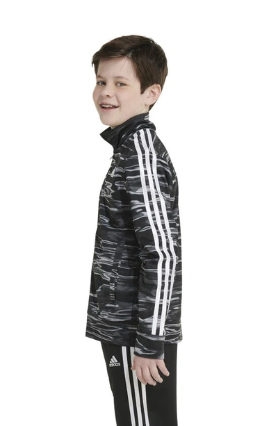 Shop Adidas Originals Kids' Three Stripe Tricot Track Set In Black
