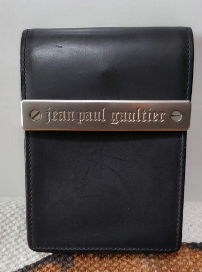 Pre-owned Jean Paul Gaultier Leather Cigarette Case Holder In 